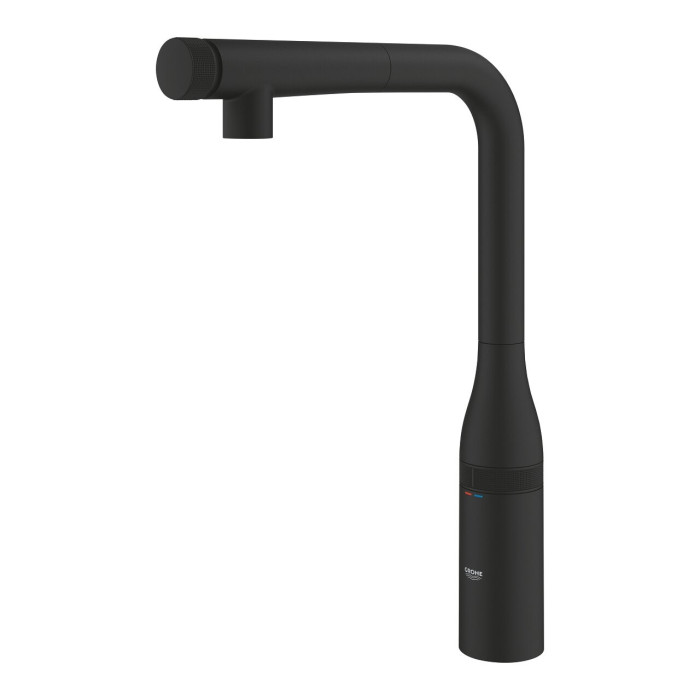 Virtuvė (plautuvės) maišytuvas su ištraukiamu snapu GROHE Essence SmartControl, 31928KF0