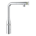 Sissetõmmatava nokaga Kitchennis (valamu) segisti GROHE Essence SmartControl, 31615000