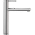 Kitchennis (sink) faucet with drawstring hose BLANCO Linee-S, matte polished non-rusty steel