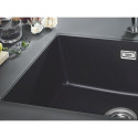Kompozitinė plautuvė GROHE K700U 533x457 mm granito juoda, 31654AP0
