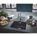 Komposiitvalamu GROHE K700U 533x457 mm graniitmust, 31654AP0