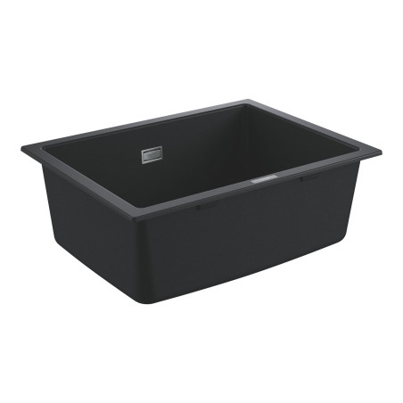 Kompozitinė plautuvė GROHE K700U 610x460 mm granito juoda, 31655AP0