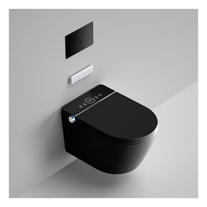 Suspended toilet with bidet function MEPA Rimless with seat and lid