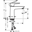 Praustuvo maišytuvas HANSGROHE Talis E 110, 71712990