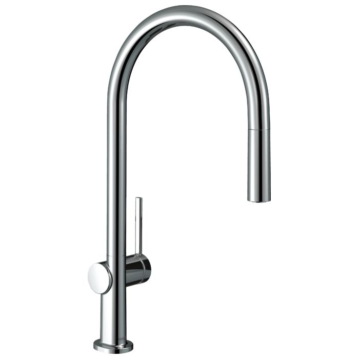 Смеситель для кухни (мойки) с выдвижным шлангом HANSGROHE Talis M54 210 1jet, 72802000