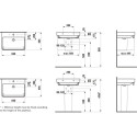 Izlietne LAUFEN Pro S, 600 x 465, H8109630001041