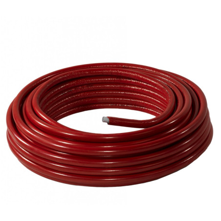Daudzslāņu caurule ar izolāciju (sarkana) IVAR PE-Xb/AL/PE-Xb 18 x 2.0 mm (50 m)