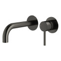 Pre-wall mixer for washbasin MARINER Logica, Gun Metal