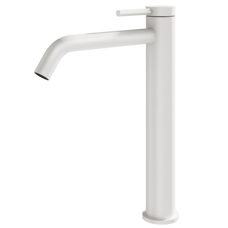Mixer for washbasin MARINER Logica 207 mm, Matt White