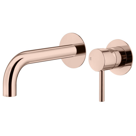 Pre-wall mixer for washbasin MARINER Logica, Rose Gold