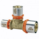 Tee pressed MP 5720 IVAR 25 (2.5) x 20 (2.0) x 16 (2.0)