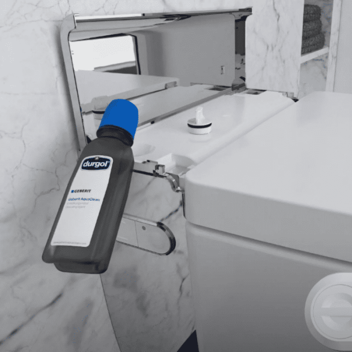 Smart toilets descaled tool GEBERIT Durgol AquaClean 125 ml