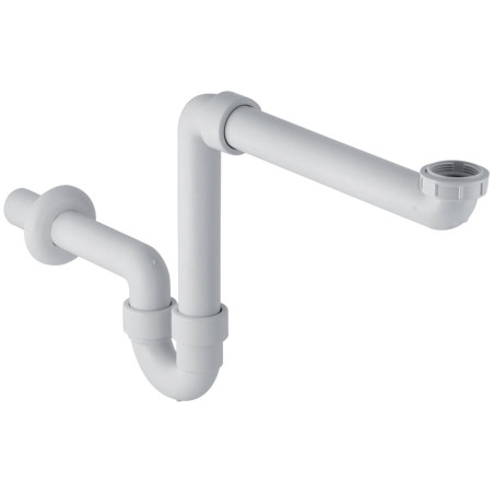 Space-saving siphon for washbasin GEBERIT 1 1/4"" (1 1/2") x 40 mm, 151107111