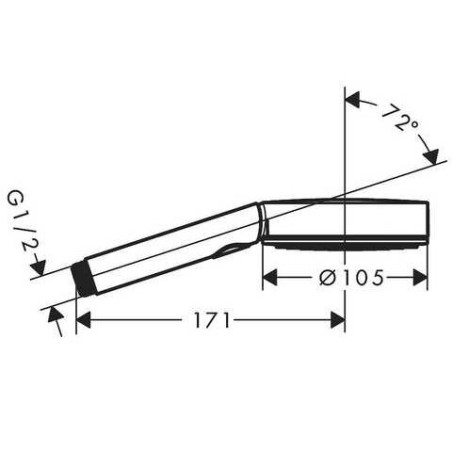Dušipea HANSGROHE Pulseify Select S 3jet, 24111140