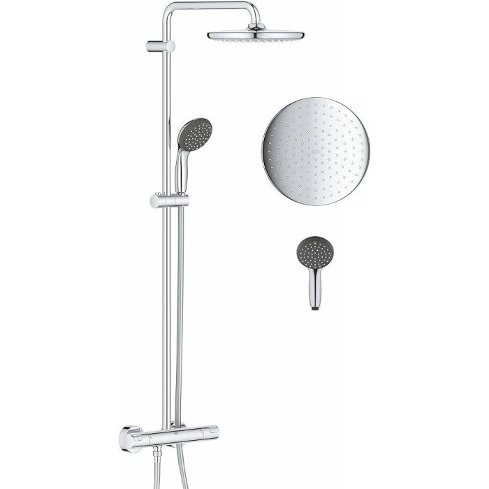 Thermostatic shower system GROHE Vitalio Start 250, 26816000