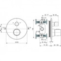 Термостатическая часть IDEAL STANDARD CeraTherm, A5814XG