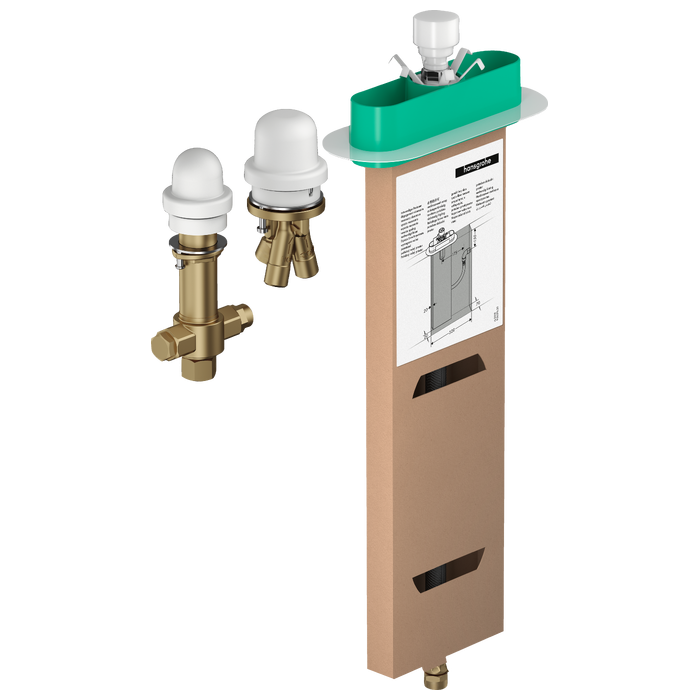 Монтажный комплект Basic Set для смесителя для ванной комнаты с 3 отверстиями HANSGROHE 13481180