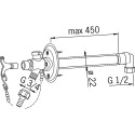 Külmutamata väliskraan HANSA 450 mm, 69509101