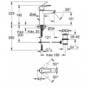 Washbasin faucet with bottom valve GROHE QuickFix Start M, 23455002