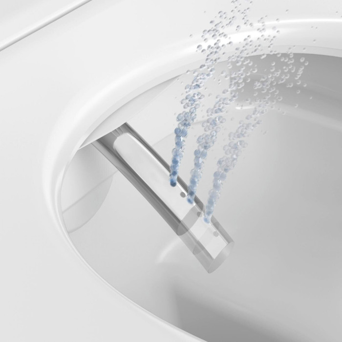 Pakabinamas vienetas su bidės funkcija DURAVIT SensoWash D-Neo Compact su softclosing dangčiu