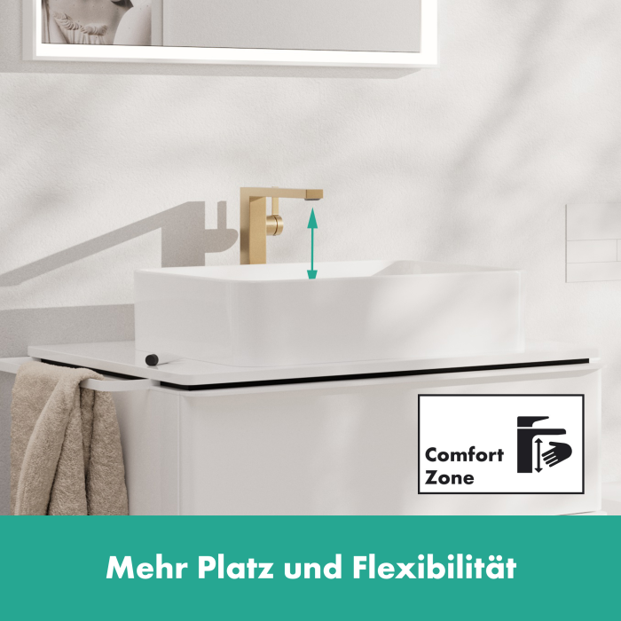 Valamusegisti põhjaklapiga HANSGROHE Tecturis E 240, 73070140