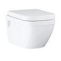 Подвесной унитаз GROHE Euro Ceramic Безободковый с сиденьем и крышкой с плавным закрыванием, 39703000