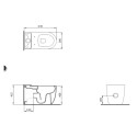 Sisseehitatud WC BOCCHI Venezia Rimless pehmekattega