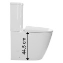Built-in unit SAPHO Turku Rimless with slow-descending lid