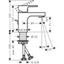 Valamusegisti põhjaklapiga HANSGROHE Vernis Shape 70 CoolStart, 71593670