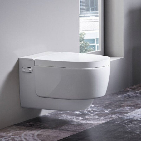 Išmanus pakabinamas unitazas su bidė function GEBERIT AquaClean Mera Classic, 146201111