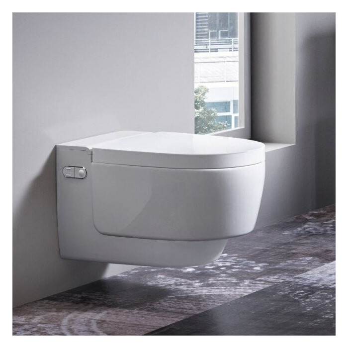 Smart hanging toilet with bidet function GEBERIT AquaClean Mera Classic, 146201111