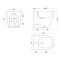 Подвесной штифт для биде NIC Design Pin, 001706