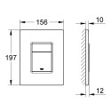 WC flush button GROHE Skate Cosmopolitan, 38732000