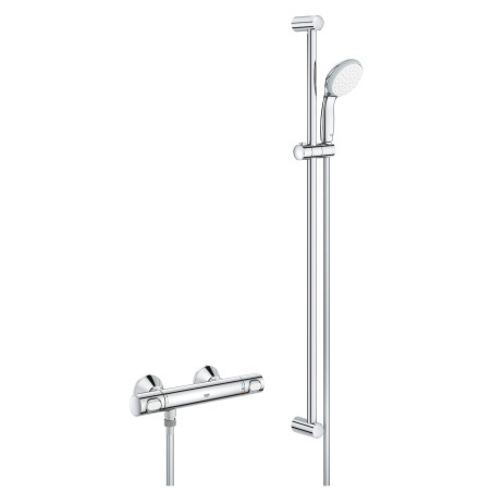 Thermostatin faucet showeri GROHE Precision Flow with shower set, 34842000