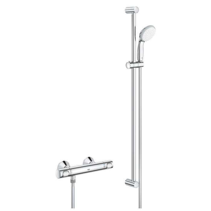 Термостатный смеситель для душа GROHE Precision Flow с душевым набором, 34842000