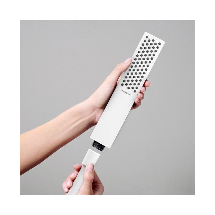 Ручная душевая лейка HANSGROHE Pulsify E 100, 1 форсунка EcoSmart+, 24321700
