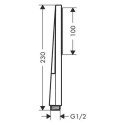 Manuaalne dušiotsik HANSGROHE Pulsify E 100, 1 otsik EcoSmart+, 24321700
