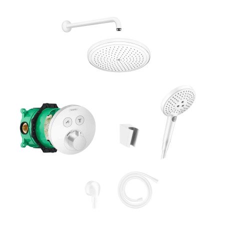 Seinale paigaldatav termostaatdušikomplekt HANSGROHE SET1