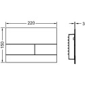 Flush plate TECEsquare II, 9240830