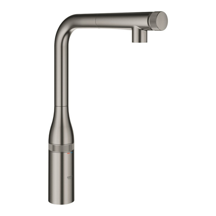 Kitchennis (plautuvės) maišytuvas su ištraukiamu snapu GROHE Essence SmartControl, 31615AL0