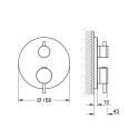 Virsbūve grohe atrio 2 izejas, 24358DC0