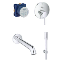 Настенные комплекты для ванны GROHE Essence New 221 мм