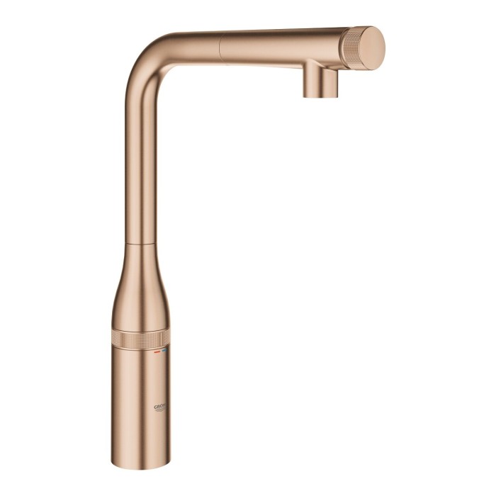 Kitchennis (valamu) segisti sissetõmmatava nokaga GROHE Essence SmartControl, 31615DL0