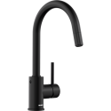 Kitchennis (sink) faucet BLANCO MIDA-S, black-matte with retractable hose