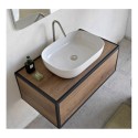Valamu-kauss SCARABEO Glam 560 x 390 mm, valge