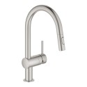 Смеситель для кухни (умывальника) с выдвижным клювом GROHE Minta, 32321DC2