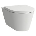 Piekaramā tualete Kartell by LAUFEN Rimless ar SoftClose vāku, balti matēta