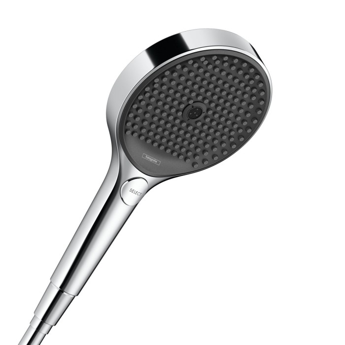 Hand shower head HANSGROHE Rainfinity 130, 3 nozzle EcoSmart+, 26865000