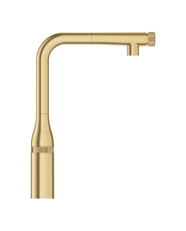 Kitchennis (plautuvės) maišytuvas su ištraukiamu snapu GROHE Essence SmartControl, 31615GN0