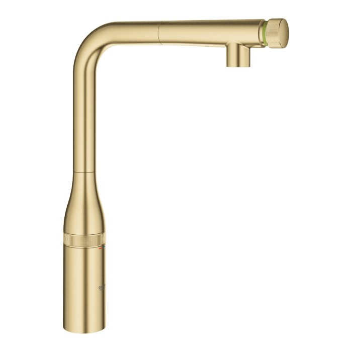Кухонный смеситель (мойка) с выдвижным клювом GROHE Essence SmartControl, 31615GN0